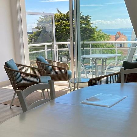 Grand Et Luxueux Appartement Lumineux 4 Pers Vue Mer Wifi Inclus Quiberon Exteriér fotografie