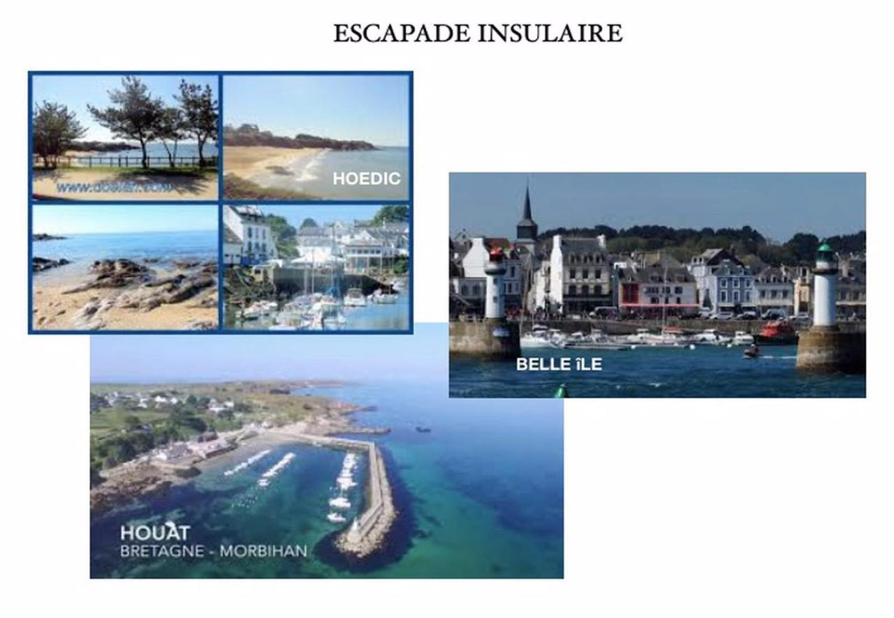 Grand Et Luxueux Appartement Lumineux 4 Pers Vue Mer Wifi Inclus Quiberon Exteriér fotografie