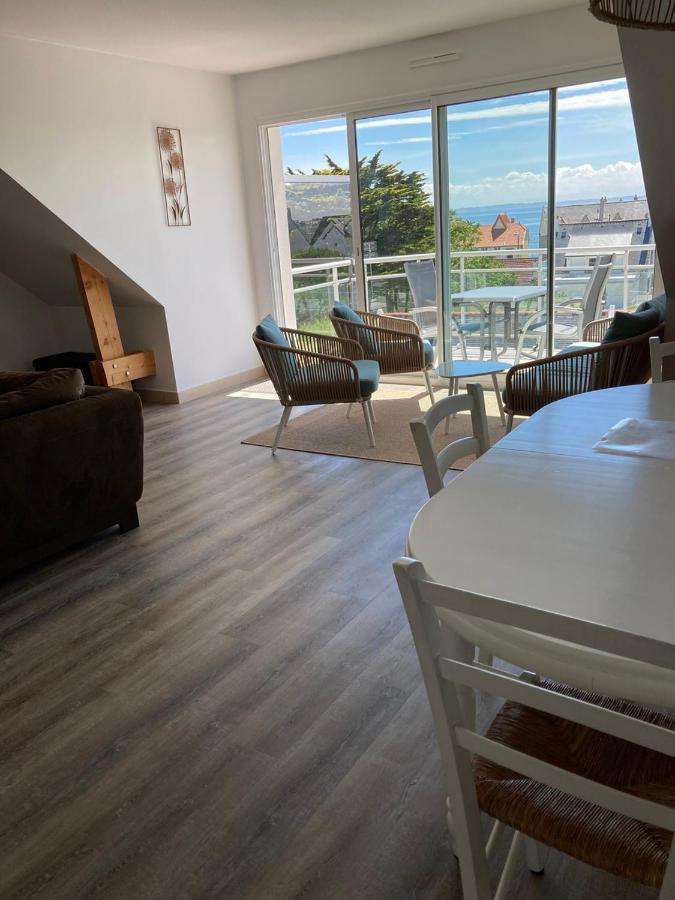 Grand Et Luxueux Appartement Lumineux 4 Pers Vue Mer Wifi Inclus Quiberon Exteriér fotografie