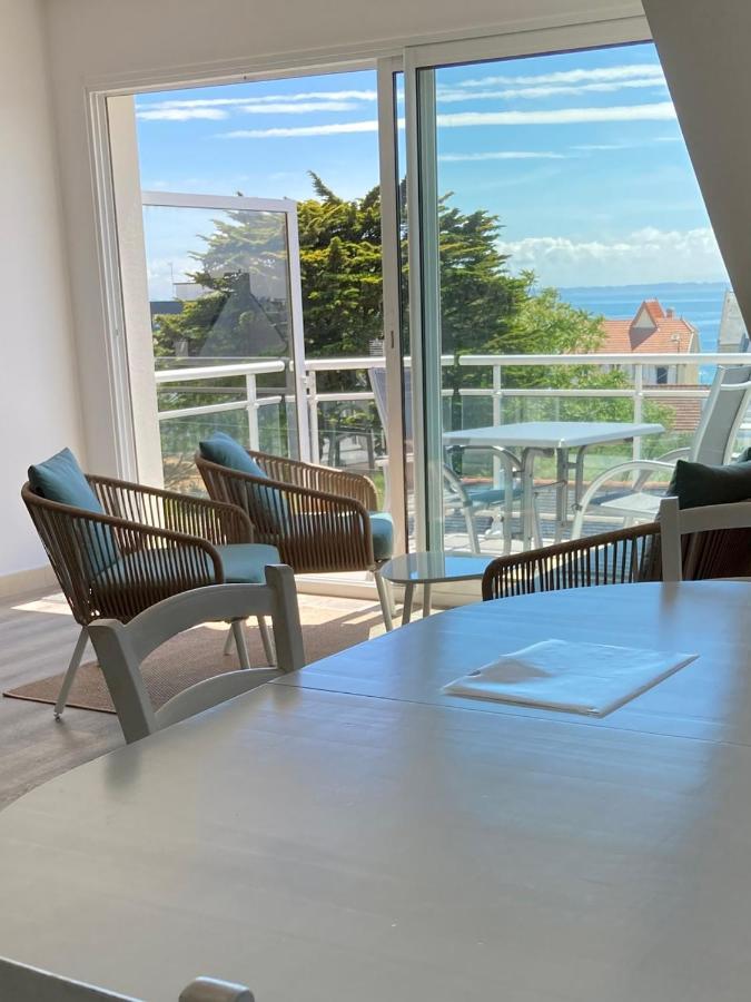 Grand Et Luxueux Appartement Lumineux 4 Pers Vue Mer Wifi Inclus Quiberon Exteriér fotografie